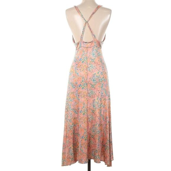 Free People Nowhere To Be Silky Retro XS Dress - Picture 5 of 12